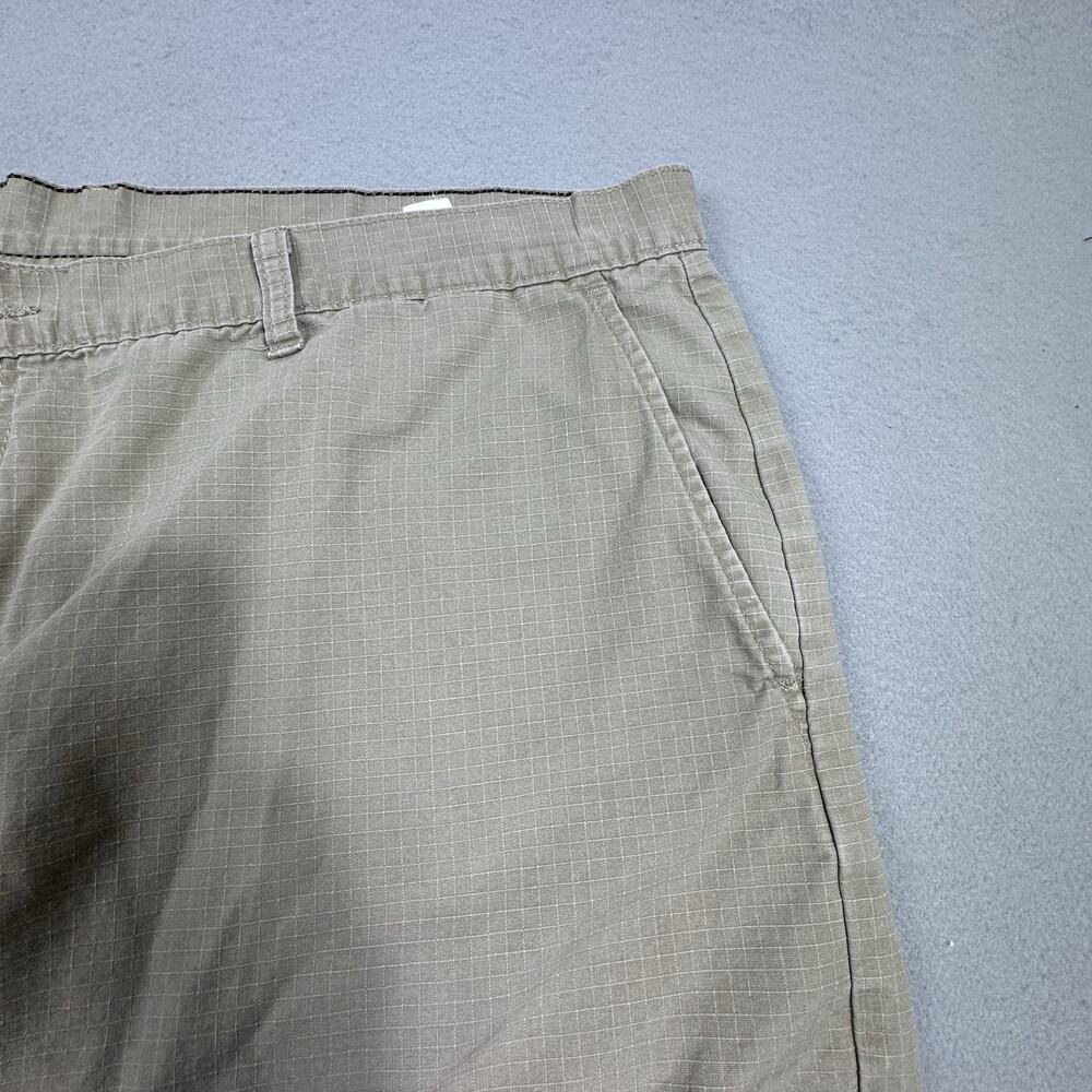 Dickies Mens 44 Khaki Ripstop Cargo Utility Workwear Shorts 12in Inseam Relaxed - Picture 5 of 16